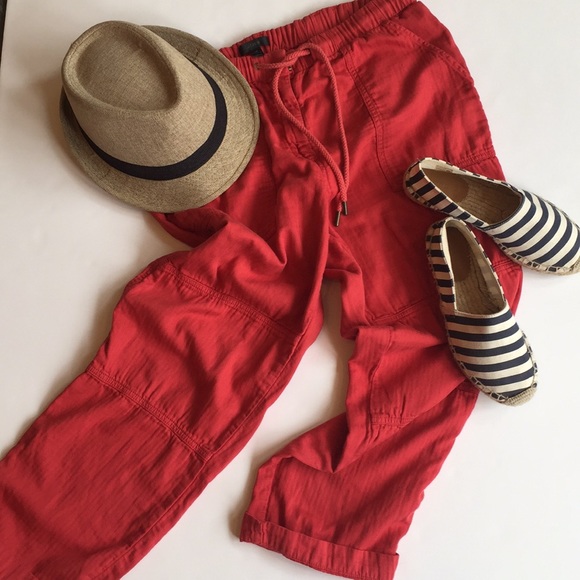 J. Crew Pants - J Crew Seawashed Cotton Twill Pants